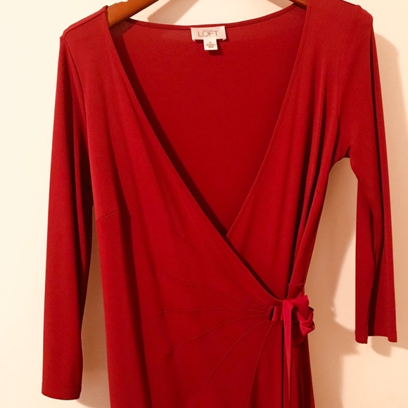 LOFT Dresses & Skirts - Ann Taylor Loft wrap dress size 8